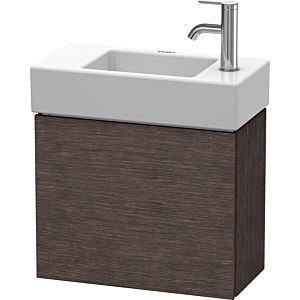 Duravit L-Cube Waschtisch-Unterschrank LC6246L7272 48x24x40cm, wandhängend, Tür links, eiche dunkel gebürstet