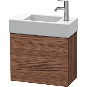 Duravit L-Cube Waschtisch-Unterschrank LC6246R2121 48x24x40cm, wandhängend, Tür rechts, nussbaum dunkel