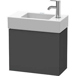 Duravit L-Cube vanity unit LC6246R4949 48x24x40cm, wall-hung, door on the right, graphite matt