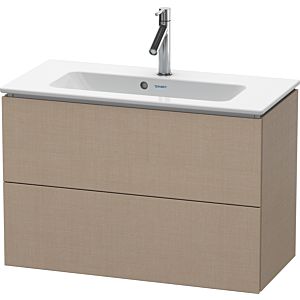 L-Cube Duravit vasque LC625707575 82 x 39, 2000 cm, lin, 2 tiroirs, suspendu