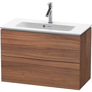 Duravit L-Cube Waschtisch-Unterschrank LC625707979 82 x 39,1 cm, nussbaum natur, 2 Schubkästen, wandhängend
