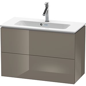 Duravit L-Cube vanity unit LC625708989 82 x 39, 2000 cm, flannel gray high gloss, 2 drawers, wall-hung