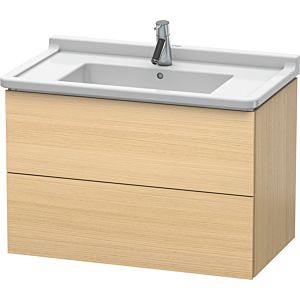 Duravit L-Cube Waschtisch-Unterschrank LC626507171 82 x 46,9 cm, mediterane eiche, 2 Schubkästen, wandhängend