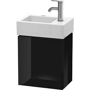 Duravit L-Cube vanity unit LC6293L4040 36.4x24.1x40cm, wall-hung, door on the left, black high gloss