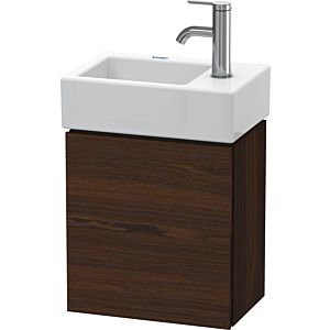 Duravit L-Cube vanity unit LC6293L6969 36.4x24.1x40cm, wall-hung, door on the left, brushed walnut