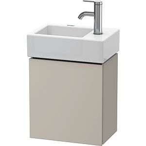 Duravit L-Cube vanity unit LC6293L9191 36.4x24.1x40cm, wall-hung, door on the left, matt taupe