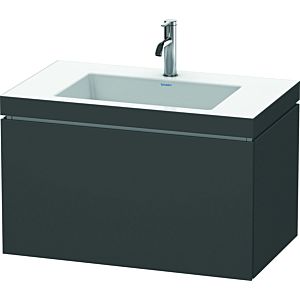 L-Cube Duravit vasque LC6917O4949 80 x 48 cm, 2000 , graphite mat, coulissant 2000