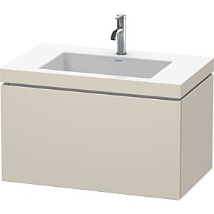L-Cube Duravit vasque LC6917O9191 80 x 48 cm, 2000 , taupe mat, coulissant 2000