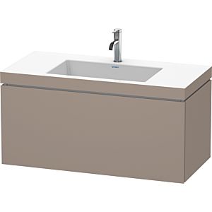 L-Cube Duravit vasque LC6918O4343 100 x 48 cm, 2000 , basalte mat, coulissant 2000