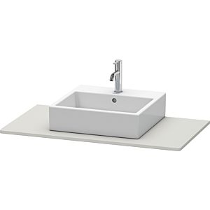 Duravit console XSquare XS060E00707 100x55cm, avec découpe 2000 , gris béton mat
