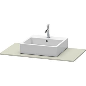 Duravit XSquare console XS060E06060 100x55cm, with 2000 cutout, Taupe silk matt