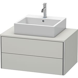 Duravit XSquare Duravit XSquare XS491000707 80x40x54.8cm, 2 drawers, matt concrete gray