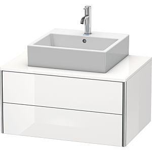 Duravit XSquare Duravit XS491002222 80x40x54.8cm, 2 tiroirs, blanc brillant