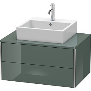 Duravit XSquare Waschtisch-Unterschrank XS491003838 80x40x54,8cm, 2 Schubkästen, Dolomiti Grey hochglanz