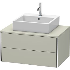 Duravit XSquare Duravit XSquare XS491006060 80x40x54.8cm, 2 drawers, Taupe silk matt