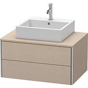 Duravit XSquare Waschtisch-Unterschrank XS491007575 80x40x54,8cm, 2 Schubkästen, Leinen