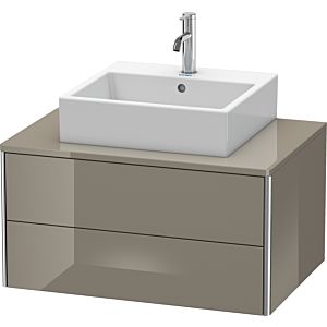 Duravit XSquare Duravit XSquare XS491008989 80x40x54.8cm, 2 drawers, flannel gray high gloss