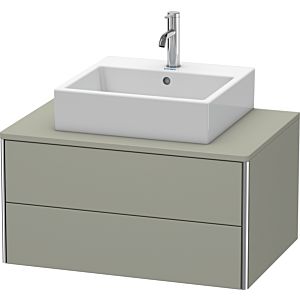 Duravit XSquare Duravit XSquare XS491009292 80x40x54.8cm, 2 drawers, stone gray silk matt