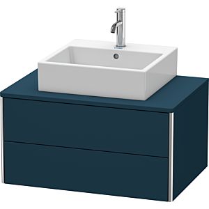 Duravit XSquare Duravit XS491009898 80x40x54.8cm, 2 tiroirs, bleu nuit satiné mat