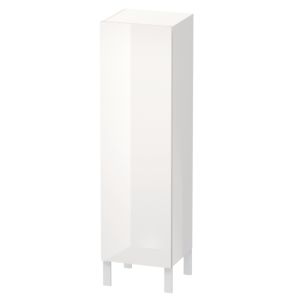 Duravit L-Cube armoire moyenne haute LC1178R2222 40x36,3x132cm, porte à droite, blanc haute brillance
