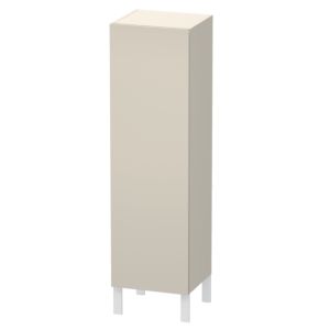 L-Cube Duravit tall cabinet LC1178R9191 40x36.3x132cm, door on the right, matt taupe