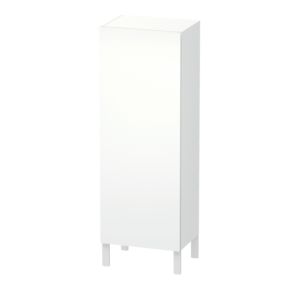 Duravit L-Cube Halbhochschrank LC1179R1818 50x36,3x132cm, Tür rechts, weiß matt