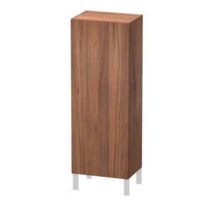 L-Cube Duravit tall cabinet LC1179R7979 50x36.3x132cm, door on the right, natural walnut