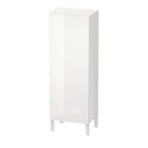 Duravit L-Cube Halbhochschrank LC1179R8585 50x36,3x132cm, Tür rechts, weiß hochglanz