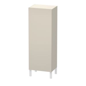L-Cube Duravit tall cabinet LC1179R9191 50x36.3x132cm, door on the right, matt taupe