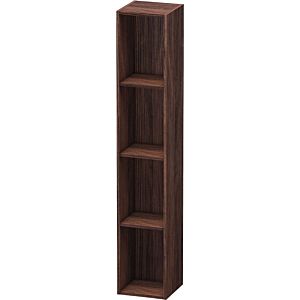 Duravit L-Cube Regalelement LC120502121 18x18cm, 4 Fächer, vertikal, nussbaum dunkel