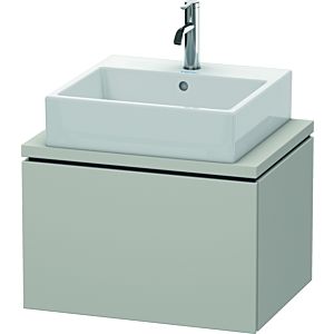 Duravit L-Cube vanity unit LC580000707 62 x 47.7 cm, concrete gray matt, for console, 2000 pull-out