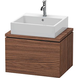 Duravit L-Cube vanity unit LC580002121 62 x 47.7 cm, dark walnut, for console, 2000 pull-out