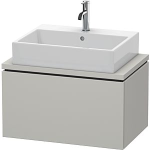 Duravit L-Cube Waschtisch-Unterschrank LC580100707 72 x 47,7 cm, betongrau matt, für Konsole, 1 Auszug