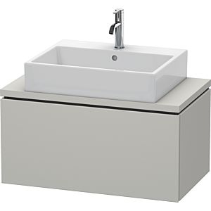 Duravit L-Cube vanity unit LC580200707 82 x 47.7 cm, concrete gray matt, for console, 2000 pull-out