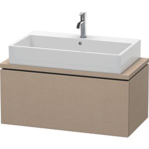 Duravit L-Cube Waschtisch-Unterschrank LC580307575 92 x 47,7 cm, leinen, für Konsole, 1 Auszug