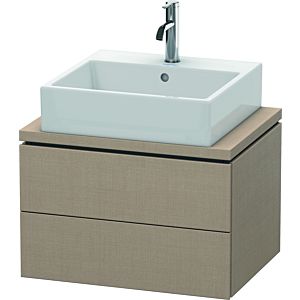 L-Cube Duravit vasque LC580507575 62 x 47,7 cm, lin, pour console, 2 tiroirs