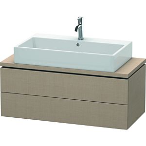 Duravit L-Cube vanity unit LC580907575 102 x 47.7 cm, linen, for console, 2 drawers