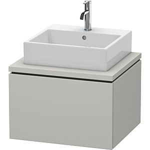 Duravit L-Cube vanity unit LC581000707 62 x 54.7 cm, concrete gray matt, for console, 1 pull-out
