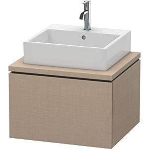 Duravit L-Cube Waschtisch-Unterschrank LC581007575 62 x 54,7 cm, leinen, für Konsole, 1Auszug