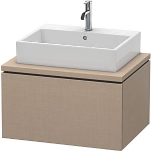 Duravit L-Cube vanity unit LC581107575 72 x 54.7 cm, linen, for console, 1 pull-out