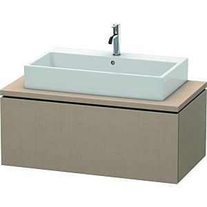 L-Cube Duravit vasque LC581407575 102 x 54,7 cm, lin, pour console, 1 coulissant