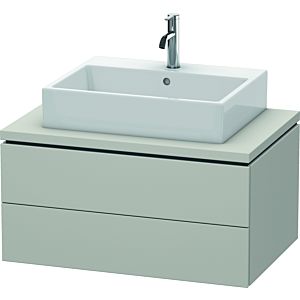 Duravit L-Cube vanity unit LC581700707 82 x 54.7 cm, concrete gray matt, for console, 2 drawers