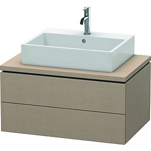 Duravit L-Cube vanity unit LC581707575 82 x 54.7 cm, linen, for console, 2 drawers