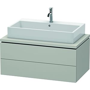 Duravit L-Cube Waschtisch-Unterschrank LC581800707 92 x 54,7 cm, betongrau matt, für Konsole, 2 Schubkästen