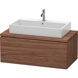 Duravit L-Cube Waschtisch-Unterschrank LC581902121 102 x 54,7 cm, nussbaum dunkel, für Konsole, 2 Schubkästen