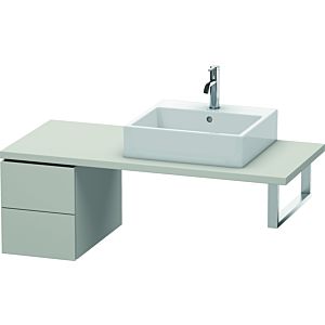 Duravit L-Cube base cabinet LC583500707 32 x 54.7 cm, concrete gray matt, for console, 2 drawers