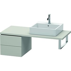 Duravit L-Cube base cabinet LC583600707 42 x 54.7 cm, concrete gray matt, for console, 2 drawers