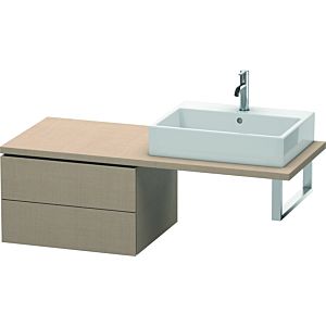 Duravit L-Cube Unterschrank LC583807575 62 x 54,7 cm, leinen, für Konsole, 2 Schubkästen