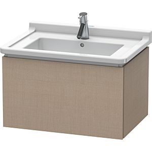 Duravit L-Cube vanity unit LC616407575 67 x 46.9 cm, linen, 2000 pull-out, wall-hung