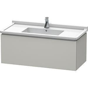 Duravit L-Cube vanity unit LC616600707 102 x 46.9 cm, concrete gray matt, 2000 pull-out, wall-hung